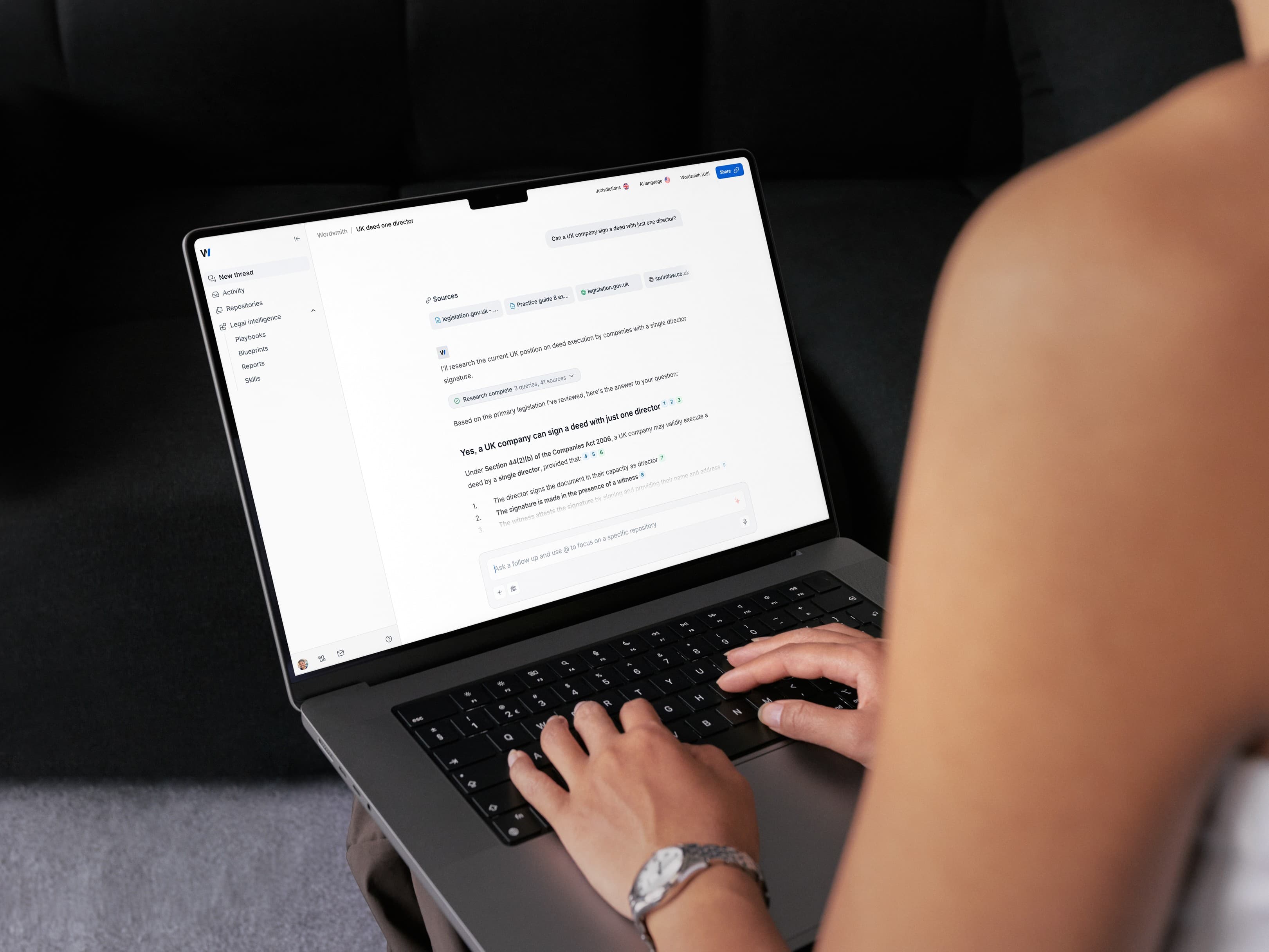 Wordsmith Research intelligence