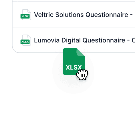 Simple drag-and-drop interface for submitting security questionnaires to Wordsmith