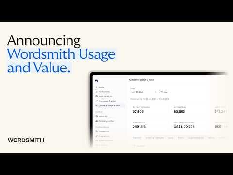 Introducing Usage & Value: Put a number on what legal AI delivers